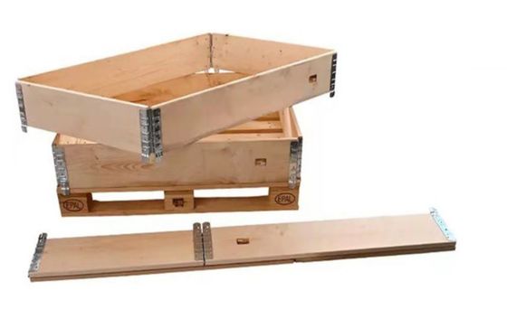 Bon prix Boîtes de caisse de taille personnalisée Colliers de palettes standard pliables en bois en ligne