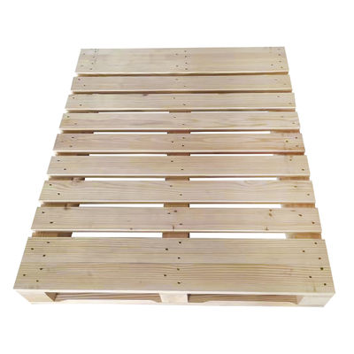 Bon prix Entreposage en entrepôt 4 voies Bloc de palettes renforcées Pallets de bois durables traités thermiquement en ligne