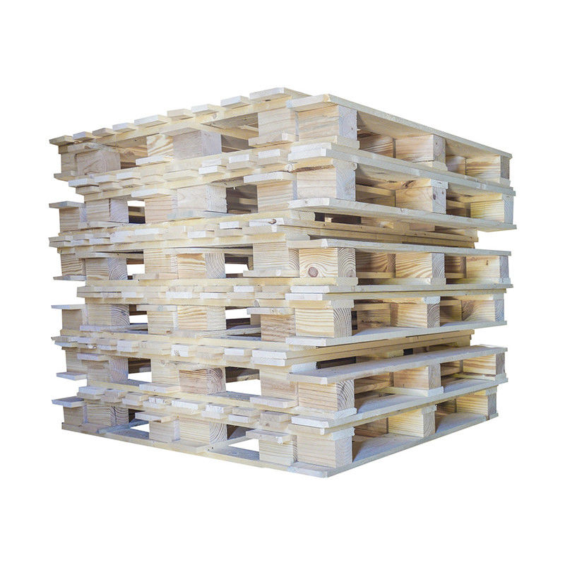 Taille personnalisable Palettes traitées thermiquement Ispm 15 Palettes de bois de pin importées pour l'emballage