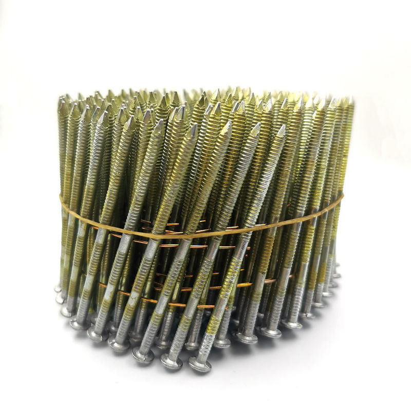 1/4 de fil d'acier galvanisé de clous de bobine 0.099 et de palette peinte en premier