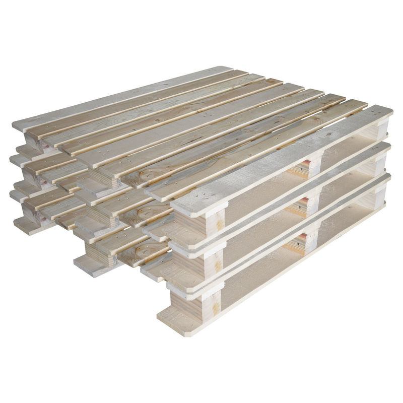 48X40 Palette en bois fumigé à 4 voies type entrée Palette en bois de pin