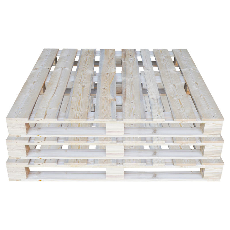 Palette en bois européen à quatre côtés Taille de la fourchette chiffre d'affaires Palettes en bois recyclées