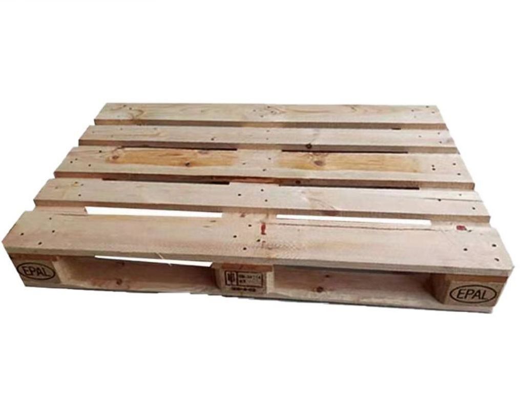 Logistique Entreposage Ispm palettes traitées thermiquement à quatre côtés en fourchette palettes euro en bois