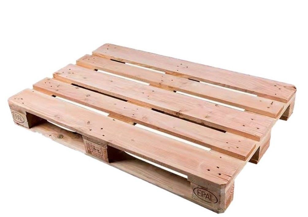 Logistique Entreposage Ispm palettes traitées thermiquement à quatre côtés en fourchette palettes euro en bois