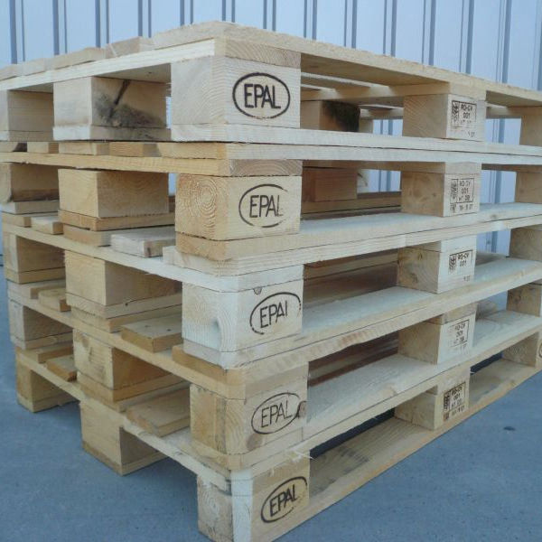 Europe Palettes en bois décoratives en épalé 1200X1000