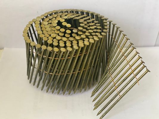 Bon prix Des clous galvanisés jaunes pour la construction de palettes en bois en ligne