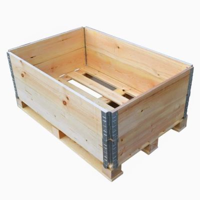 Bon prix Esthétique Caisses à palettes en bois 4 voies Boîte de coaming en bois en ligne