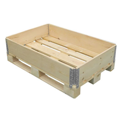 Bon prix Expédition de déchets Pallets en bois 170 pièces Capacité Boîtes à palettes pliantes en bois en ligne
