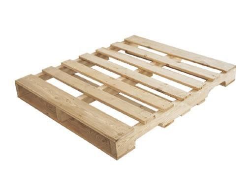 Bon prix Palettes de transport en bois à face unique, isolantes, planches en bois, palettes en bois massif en ligne