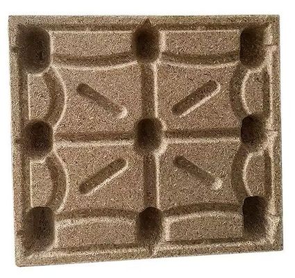 Bon prix 1100*1100 Palette en bois moulé Fumigation Euro gratuit Palettes en bois bois comprimé en ligne